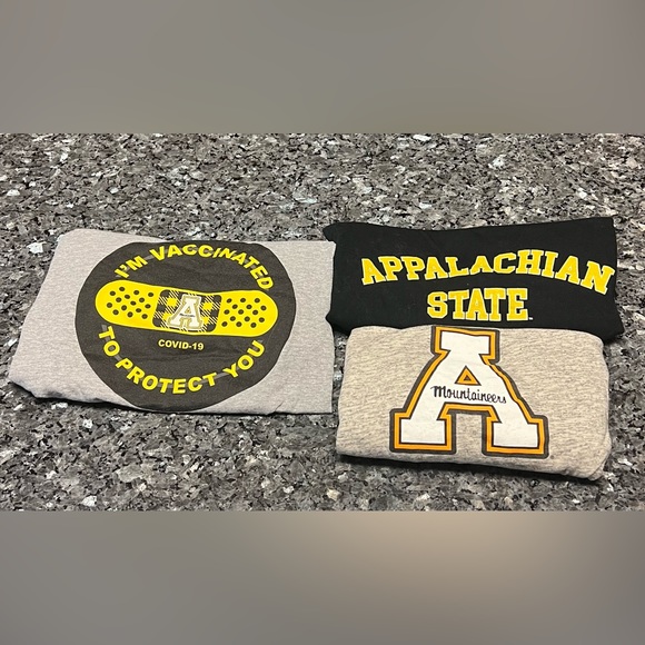 BUNDLE of Appalachian State University Gear - 3 graphic school logos - Picture 1 of 12